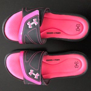 Under Armour Women's Slide - Black/Pink